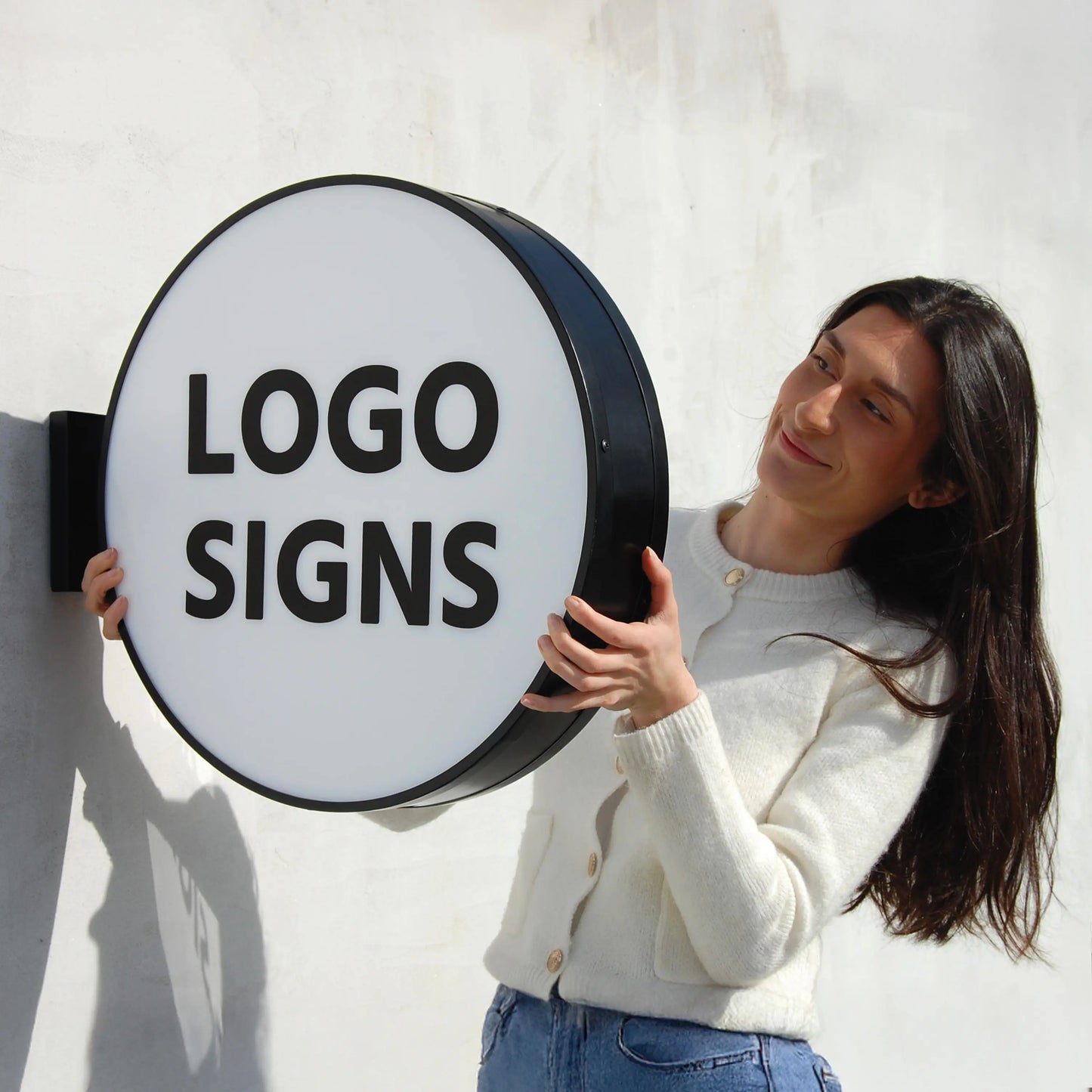 Round Lightbox (double sided) - Configurator